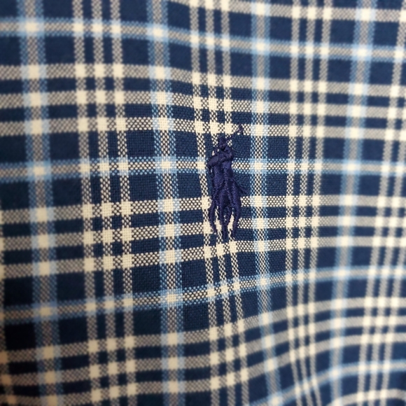 Polo by Ralph Lauren Button-Down Plaid Shirt, Long Sleeves, Boys, Size M (10-12) - Picture 4 of 8